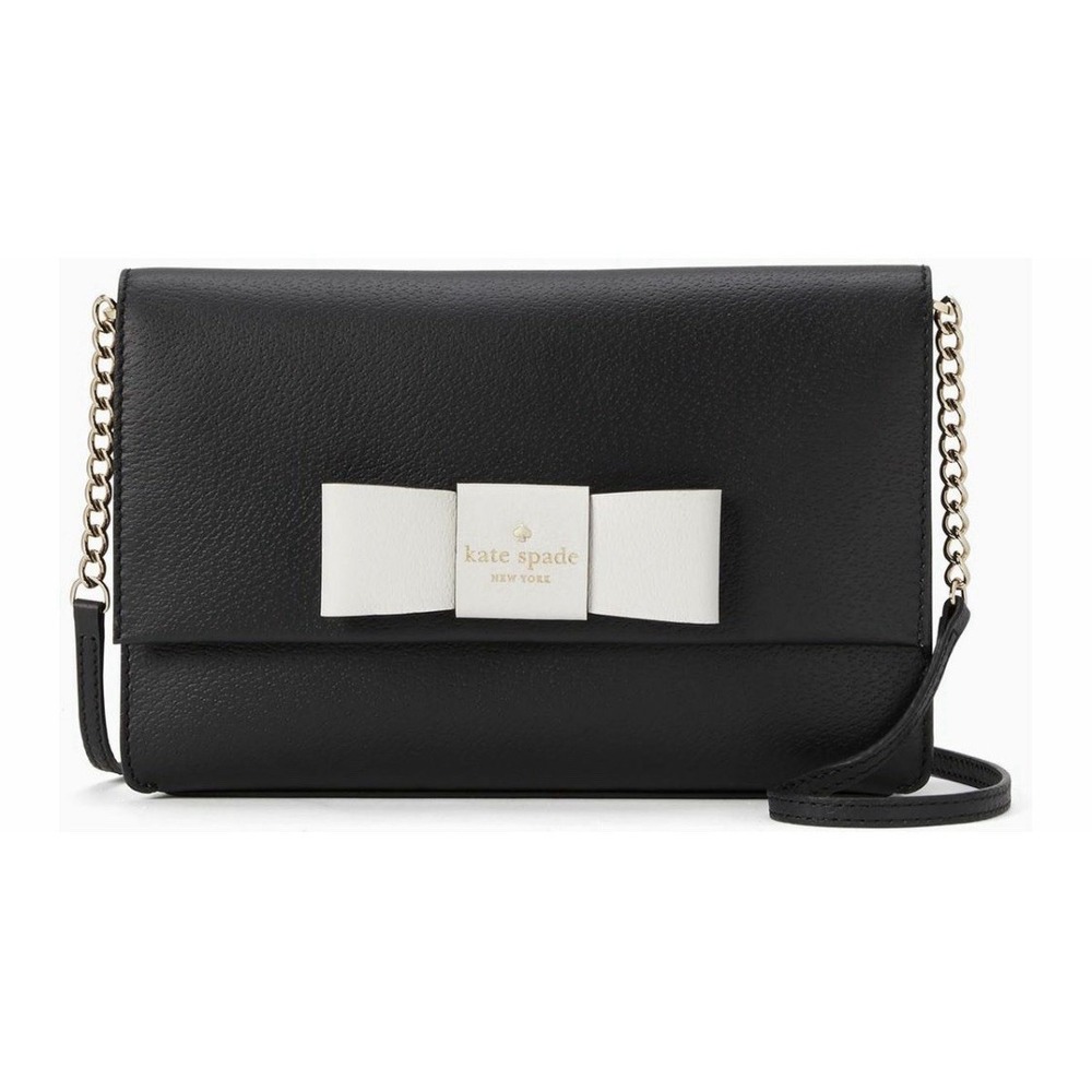 Kate‎ Spade Robinson Street Zanni Crossbody Handbag Black/white Preppy